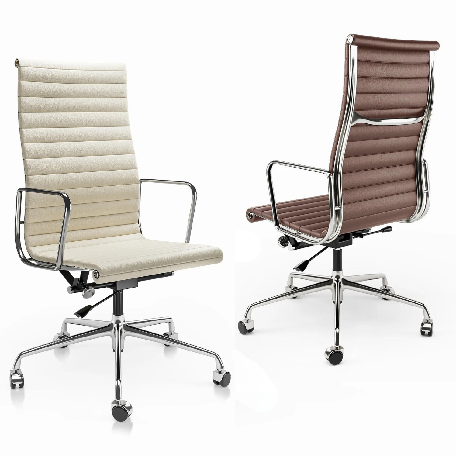 ArtZ® Nordic Design Leather Executive Office Chair