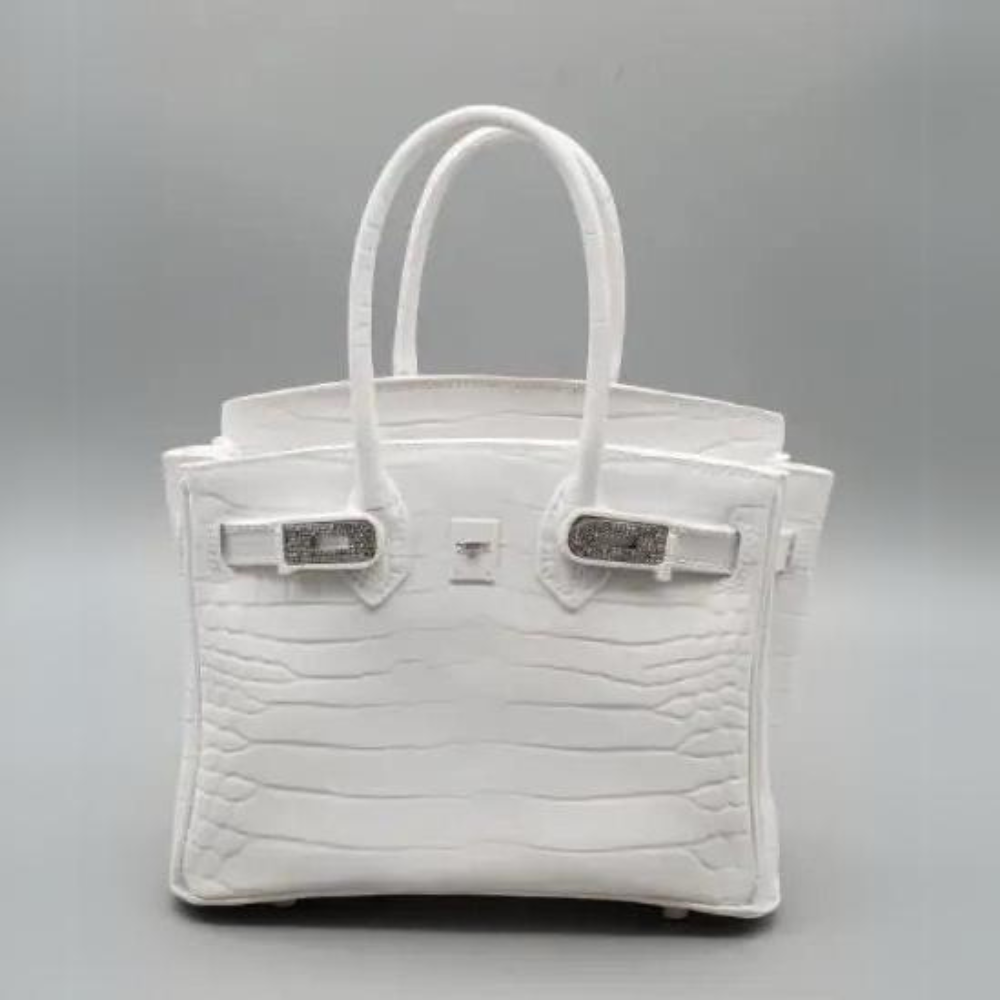 ArtZ® Very Fancy Bag Vase Sculpture - White