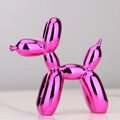 ArtZ® Balloon Dog Sculpture - Fuchsia / 10x10x3 inches (25x25x9cm)