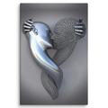 ArtZ® Emotions Canvas Paintings - Kiss / 12 inch by 16 inch (30x40cm)