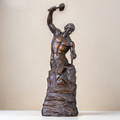 ArtZ® Self Made Man Bronze Sculpture - Dark