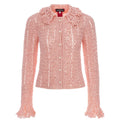 Chrysanthemum Handmade Crochet Jacket | Pink