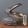 ArtZ® Hungry Pelican Storage Bin - Grayish