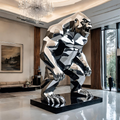 OSO Stainless Steel Gorilla Sculpture