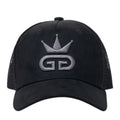 Black Suede Mesh Hat