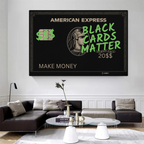 ArtZ® Black Cards Matter Painting