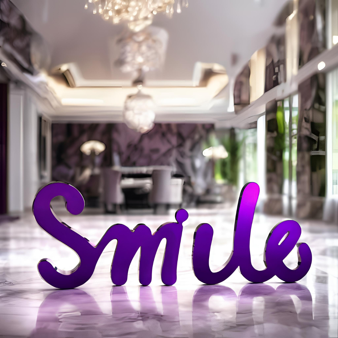 OSO Stainless Steel Smile Sculpture
