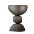 ArtZ® Nordic Chic Corner Table - Dark Brown