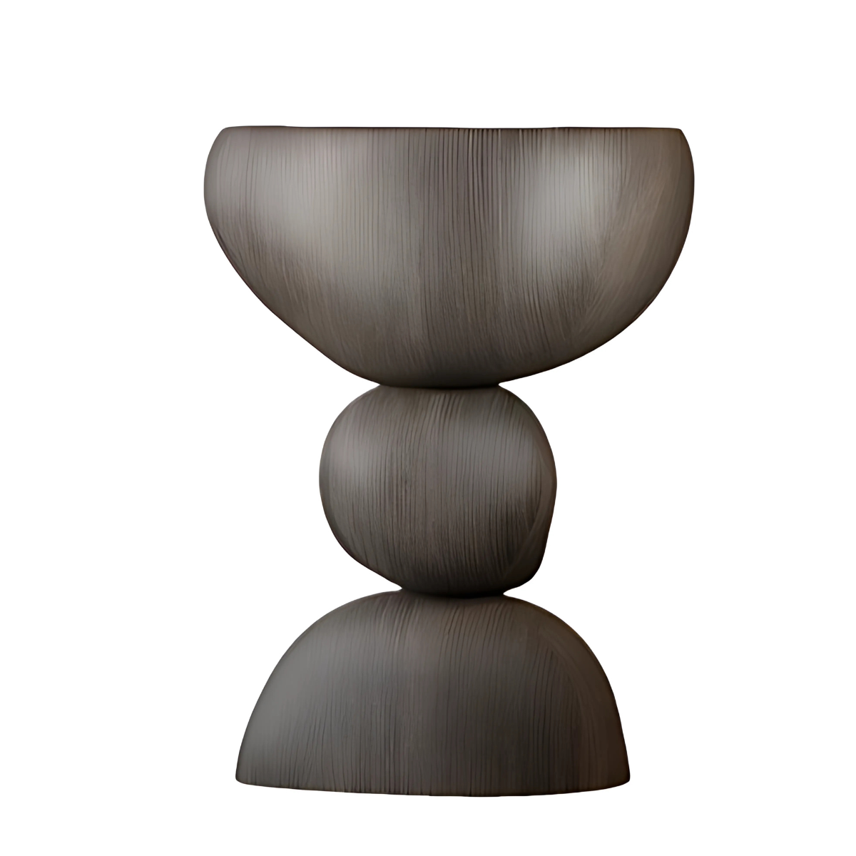 ArtZ® Nordic Chic Corner Table - Dark Brown