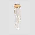 ArtZ® Enchanted Serpent Ceiling Lamp - 28 Light Heads: Height 98.4 inches (250cm); Diameter 16.5 inches (42cm)