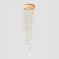 ArtZ® Enchanted Serpent Ceiling Lamp - 42 Light Heads: Height 137.8 inches (350cm); Diameter 20.5 inches (52cm)