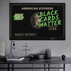 ArtZ® Black Cards Matter Painting