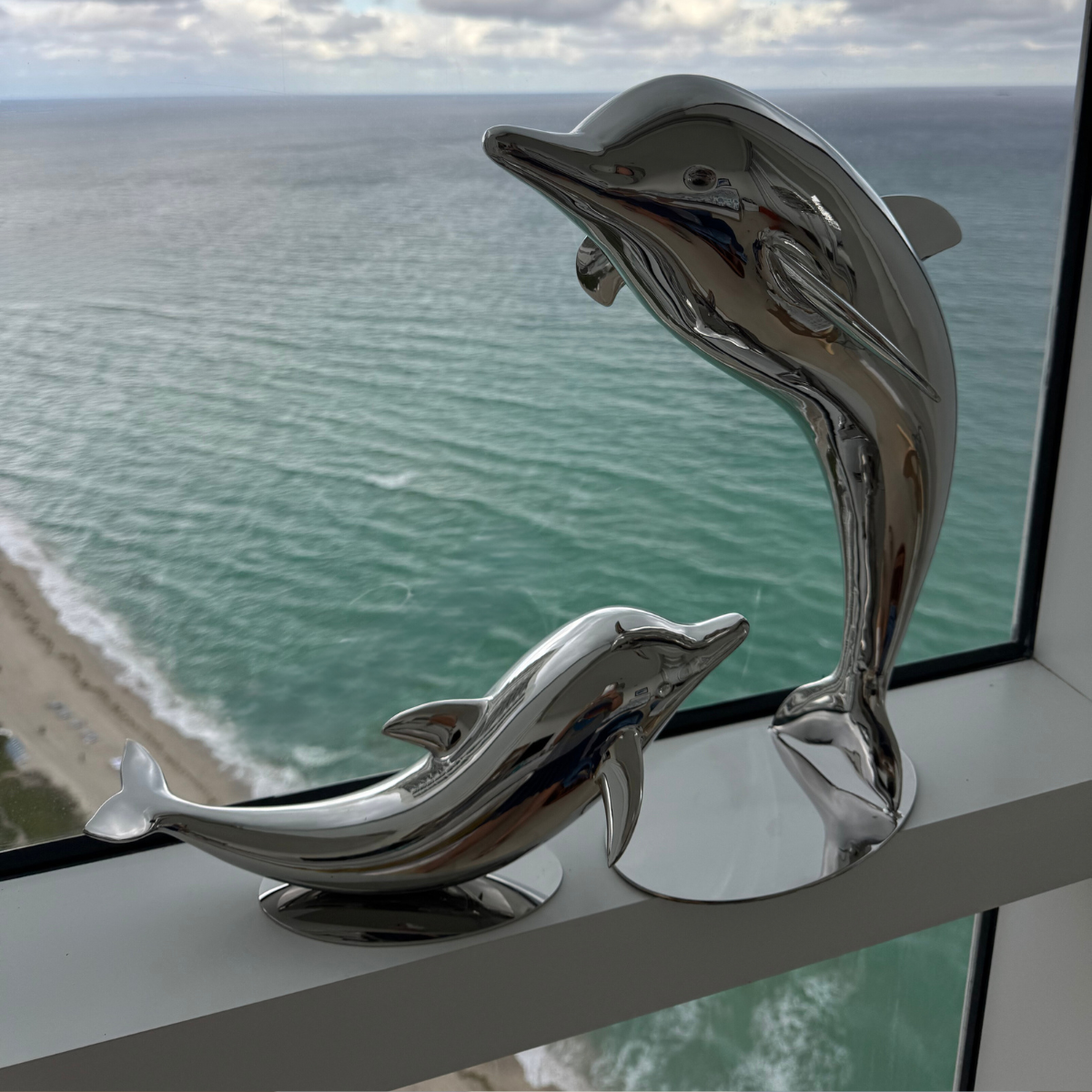 ArtZ® Miami Dolphins Stainless Steel Sculpture