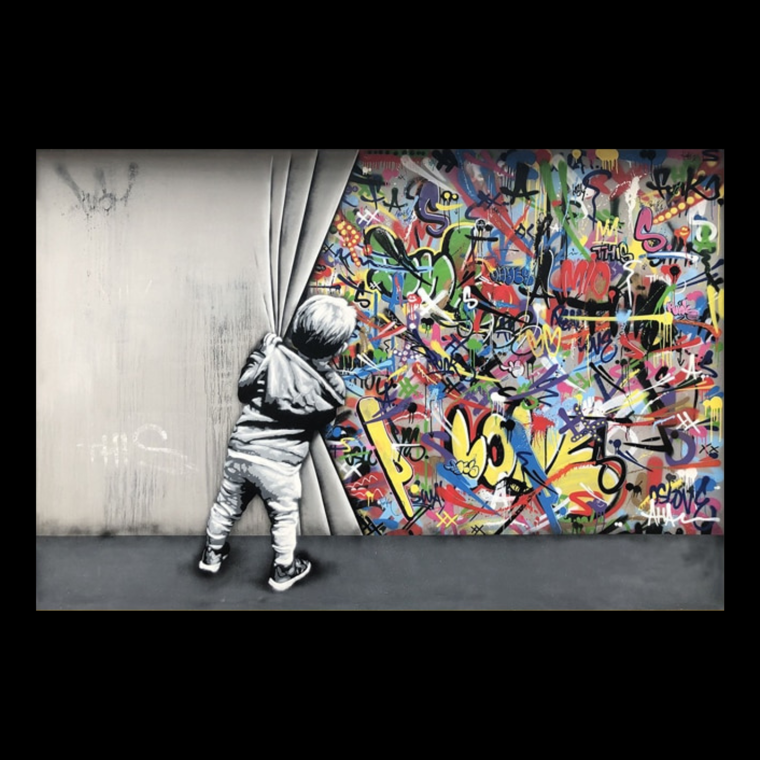 ArtZ® The Unveiling Painting - 23.6 inch by 35.4 inch (60x90cm) No Frame