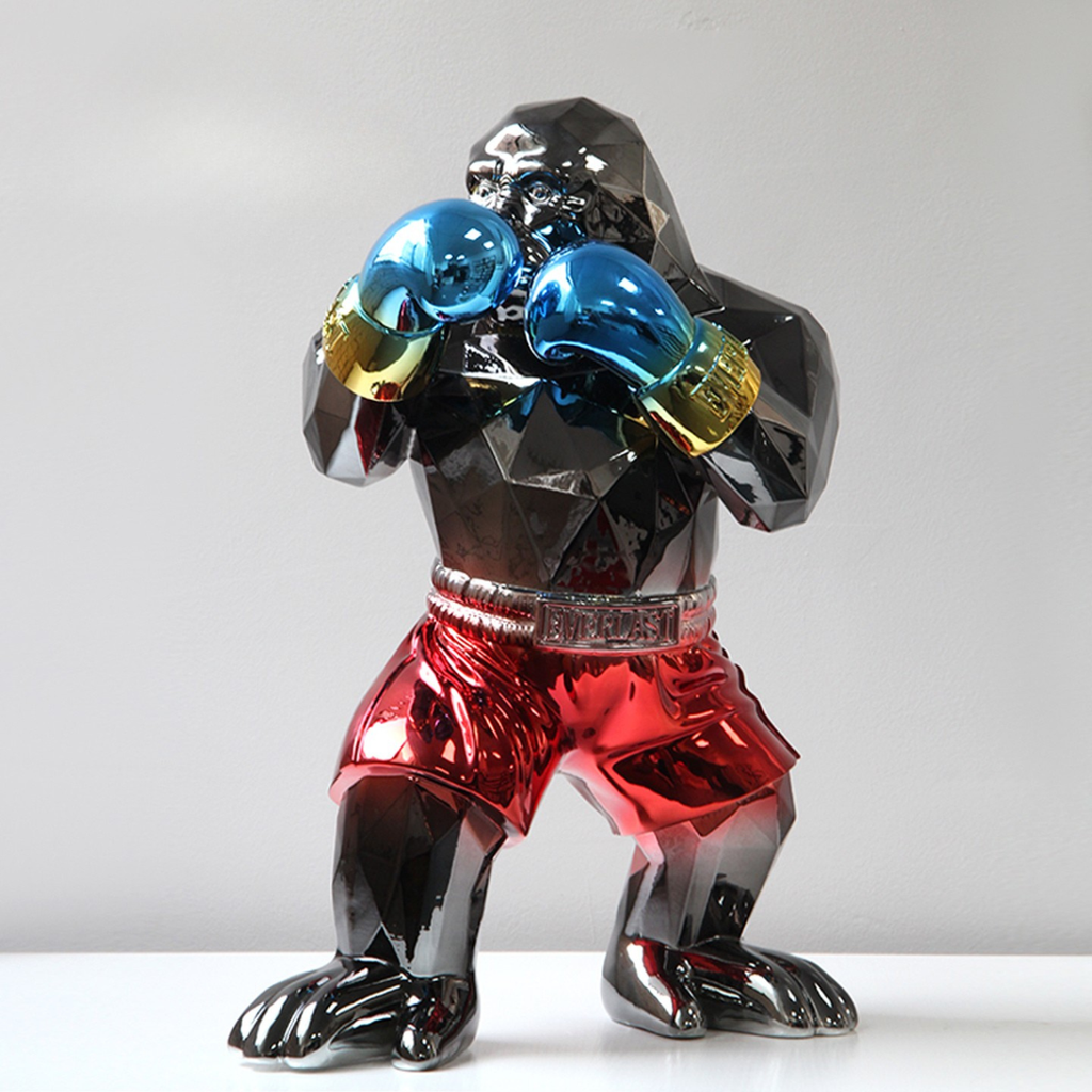 ArtZ® Urban Primate Boxing Gorilla Sculpture