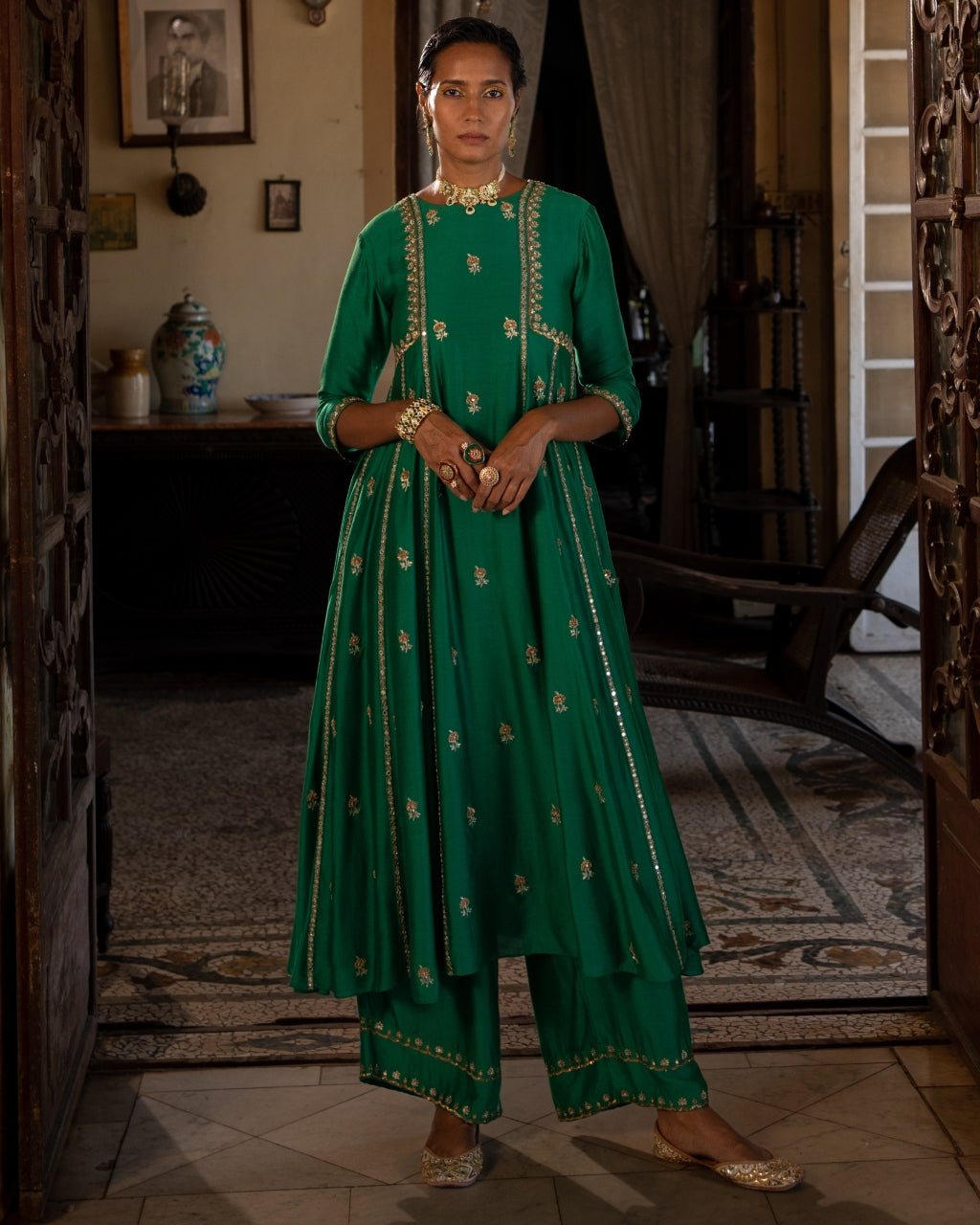 Aakasha Anarkali Set By KYNAH, Luxury Indian Fashion & Bridal Wear