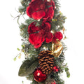 Christmas Red Magnolia Garland: A Stunning Red Garland for Christmas