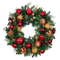 Christmas Classic Gold & Red Christmas Wreath
