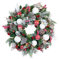 Christmas Winter Wonderland Frosted Wreath (30”)