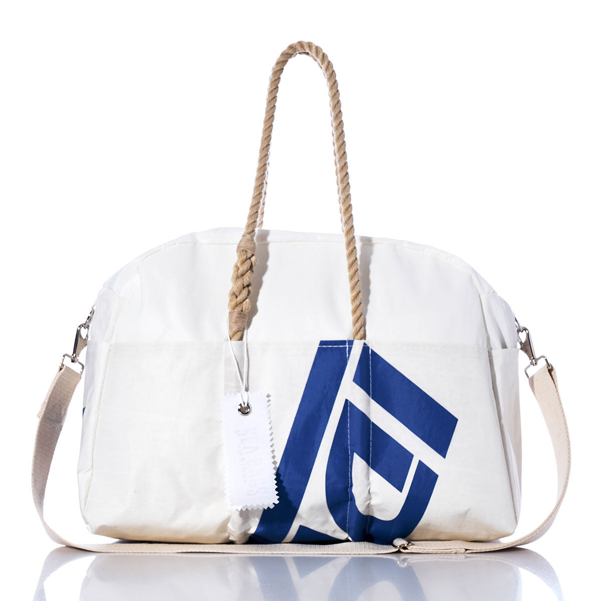 Vintage Ideal 18 Weekender Handmade in Maine from Recycled Sails