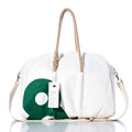 Vintage Green 8 Weekender Handmade in Maine from Recycled Sails
