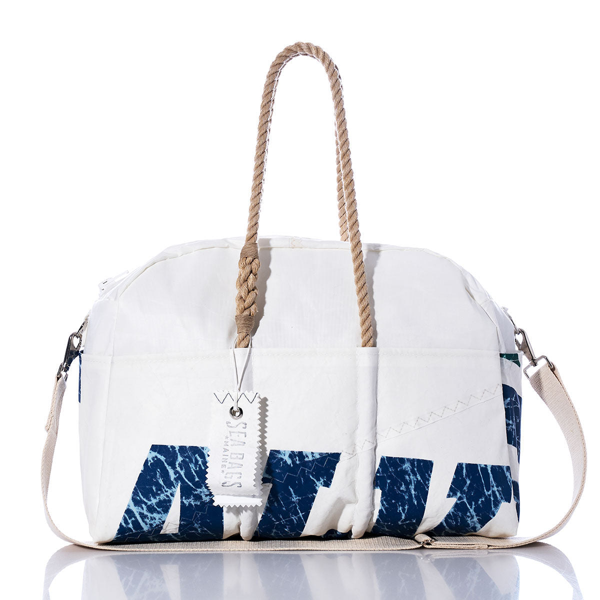 Vintage Salve Sailing Weekender Handmade in Maine from Recycled Sails