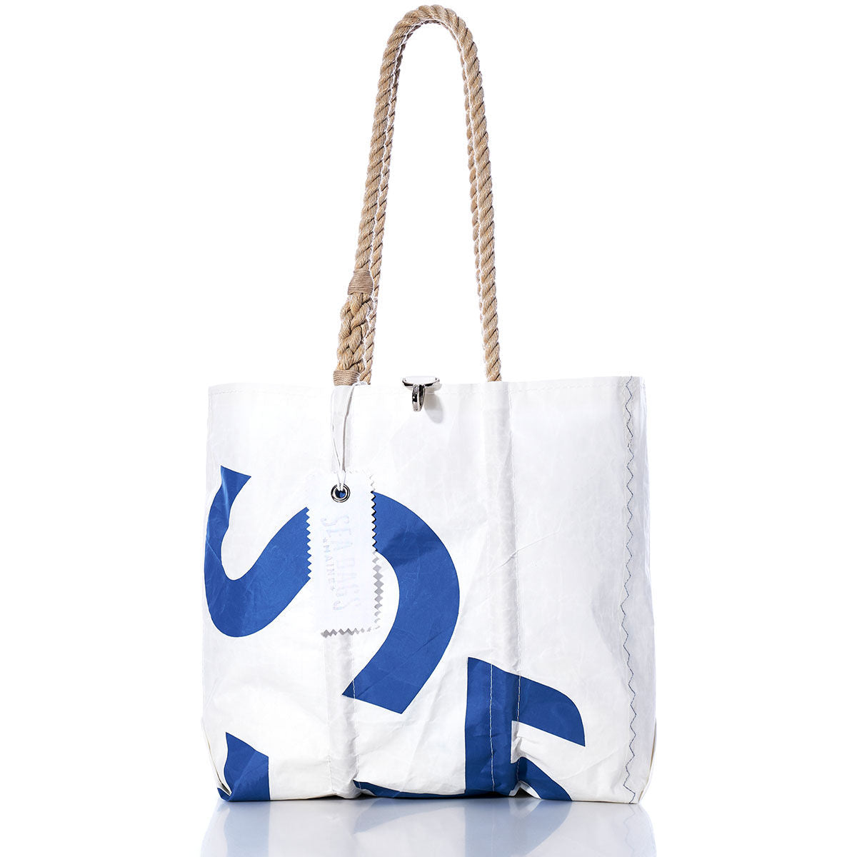 Vintage Flying Scot Medium Tote Handmade in Maine from Recycled Sails