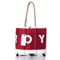 Vintage ROY Medium Tote Handmade in Maine from Recycled Sails