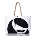 Vintage Sea Sprite Large Tote Handmade in Maine from Recycled Sails