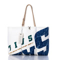 Vintage Sailing Large Tote Handmade in Maine from Recycled Sails