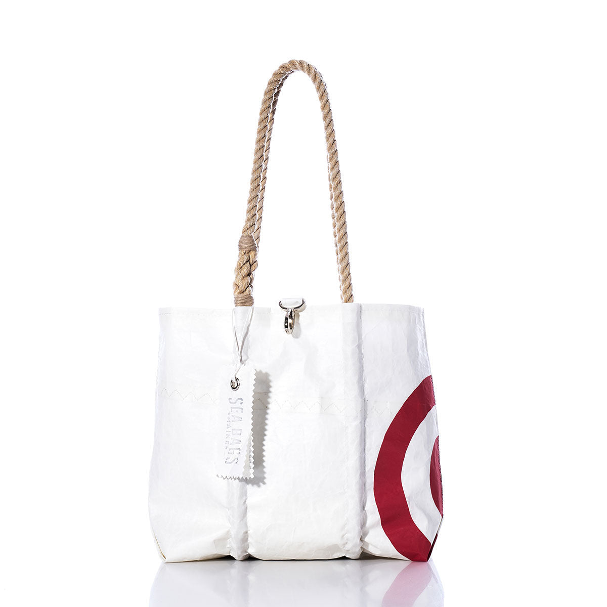 Vintage Bullseye Handbag Handmade in Maine from Recycled Sails