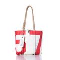 Vintage Red 57 Handbag Handmade in Maine from Recycled Sails