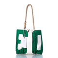 Vintage Green 03 Handbag Handmade in Maine from Recycled Sails