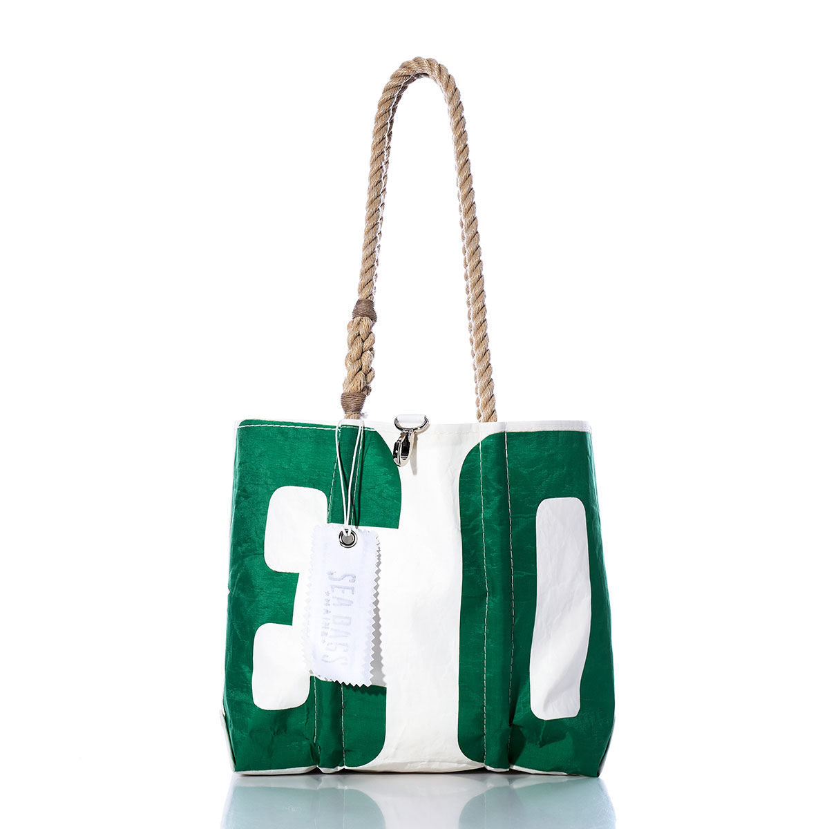 Vintage Green 03 Handbag Handmade in Maine from Recycled Sails
