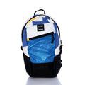 Vintage Blue and Yellow Crew Backpack Handmade in Maine from Recycled Sails