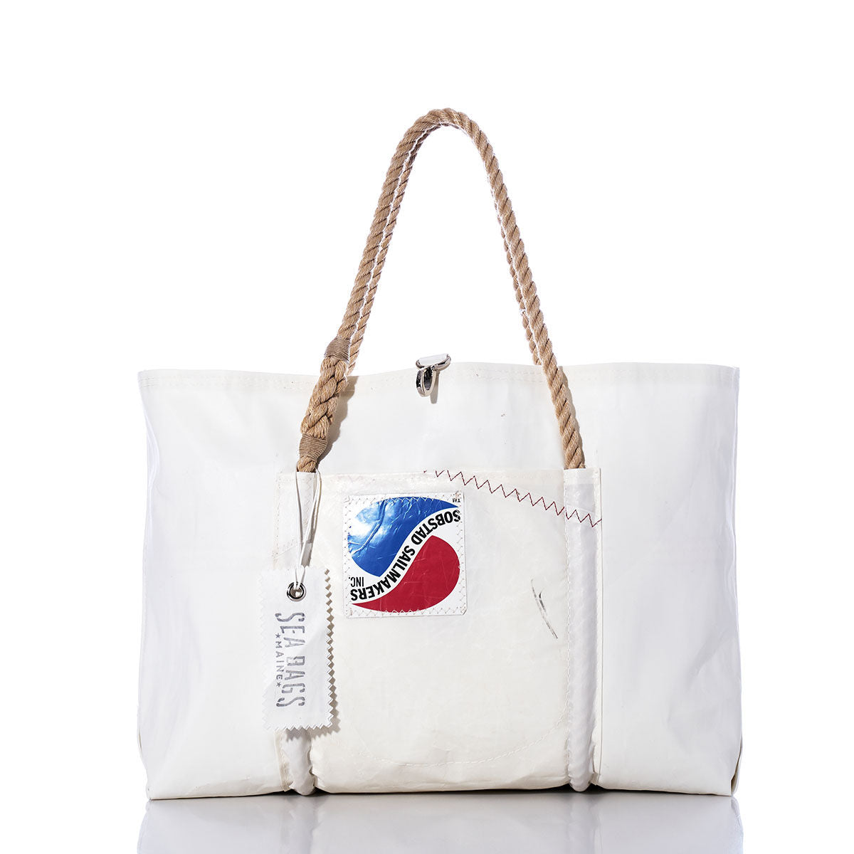 Vintage Sobstad Sailmakers Wharf Tote Handmade in Maine from Recycled Sails