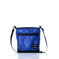 Vintage Blue Small Voyager Crew Crossbody Handmade in Maine from Recycled Sails