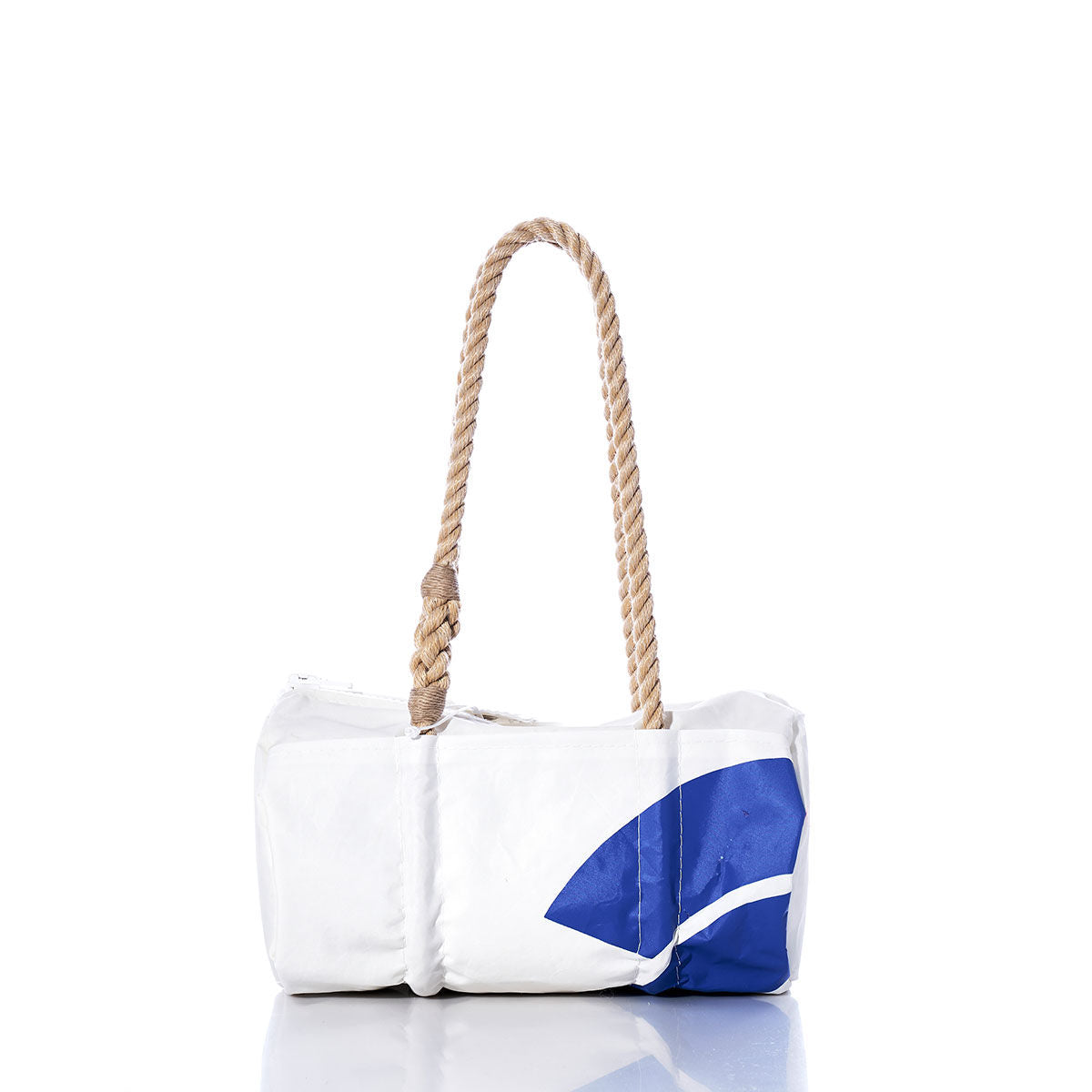 Vintage JY Baguette Bag Handmade in Maine from Recycled Sails