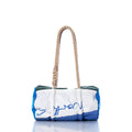 Vintage North Sails Baguette Bag Handmade in Maine from Recycled Sails
