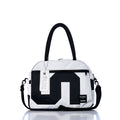 Vintage Black 5 Essential Weekender Travel Bag Handmade in Maine from Recycled Sails