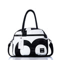 Vintage Black 8 Essential Weekender Travel Bag Handmade in Maine from Recycled Sails
