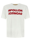 Camiseta de algodón Valentino Garavani con estampado del logo - Blanca