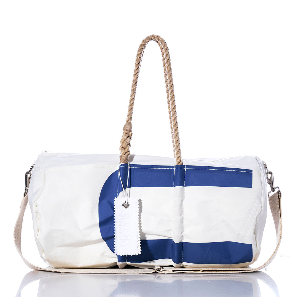 Vintage US Duffel Handmade in Maine from Recycled Sails