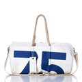 Vintage Blue 75 Duffel Handmade in Maine from Recycled Sails