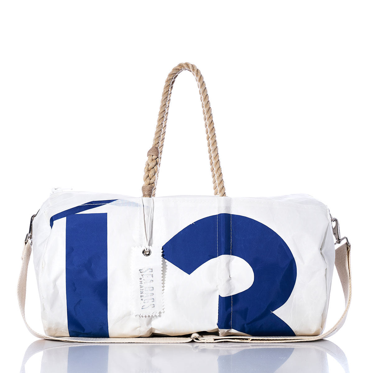 Vintage Blue 13 Duffel Handmade in Maine from Recycled Sails