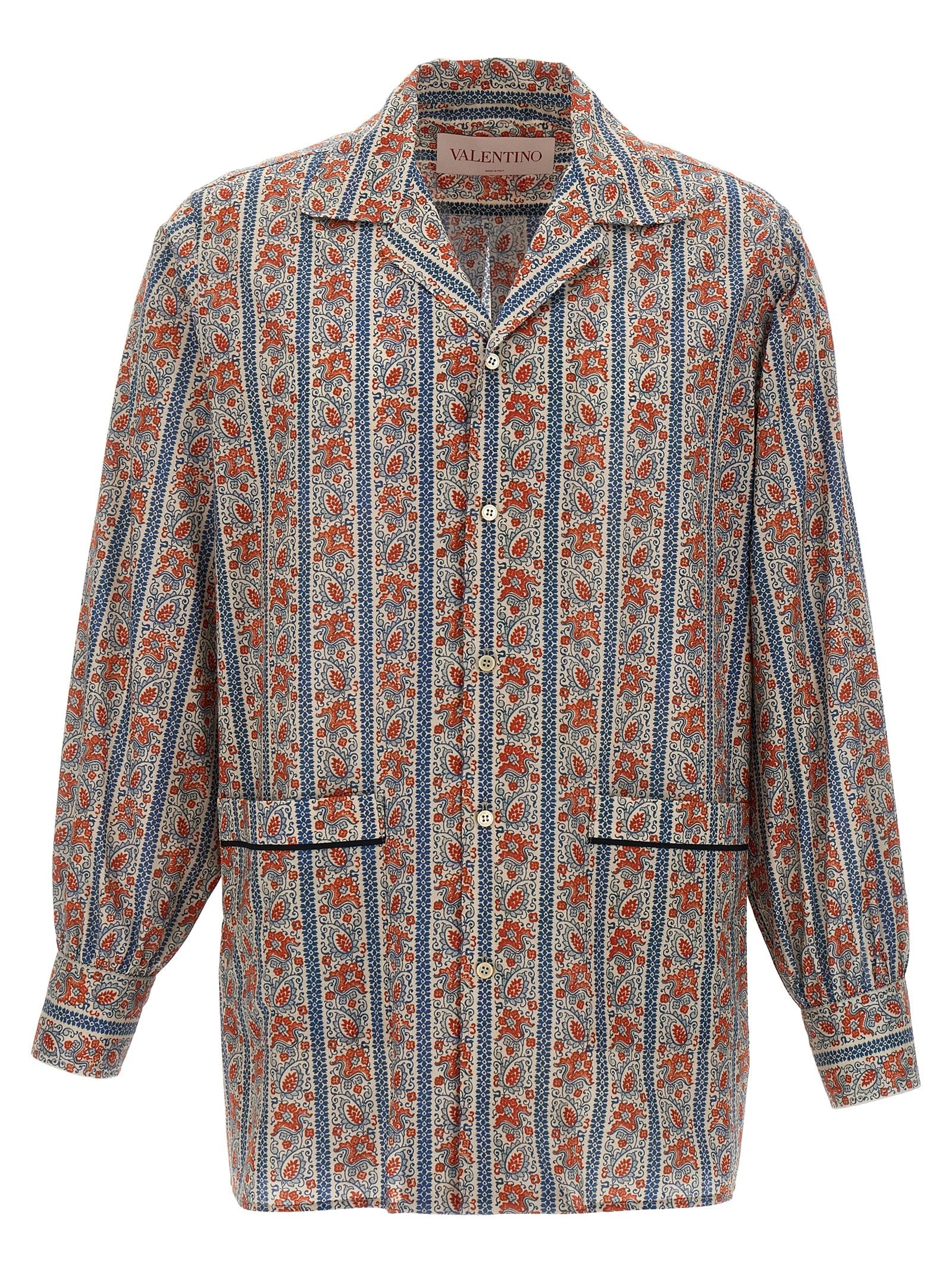 Valentino Garavani Voyage Imaginaire Shirt — rust