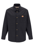 Valentino Garavani Logo-Patch Nylon Jacket — Black