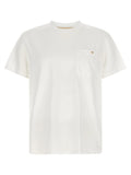 Valentino Garavani Cotton Crew Neck with Chest Pocket T-shirt — White