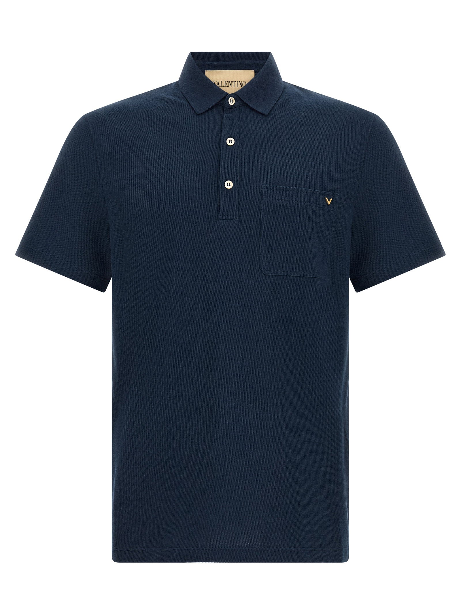 Valentino Garavani Polo Shirt — Navy