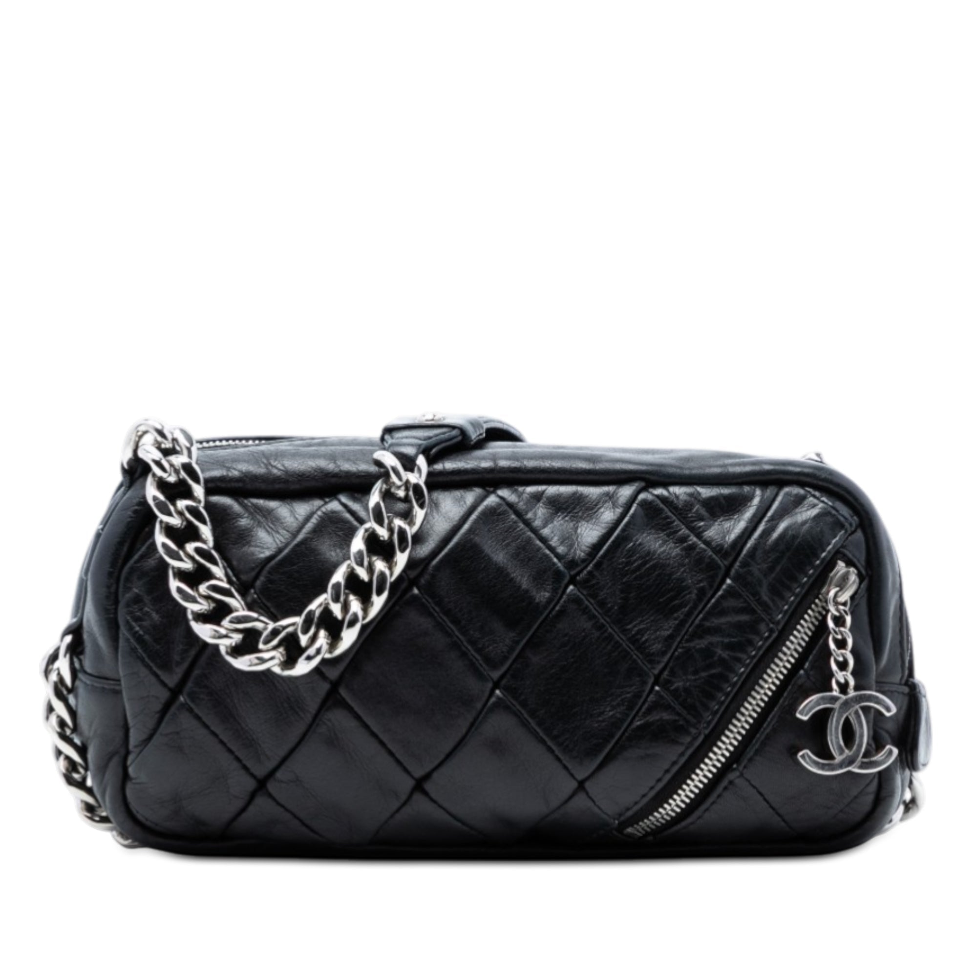 Quilted Lambskin Chain Shoulder Bag